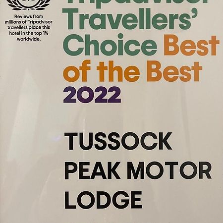 Tussock Peak Motor Lodge Hanmer Springs Zewnętrze zdjęcie